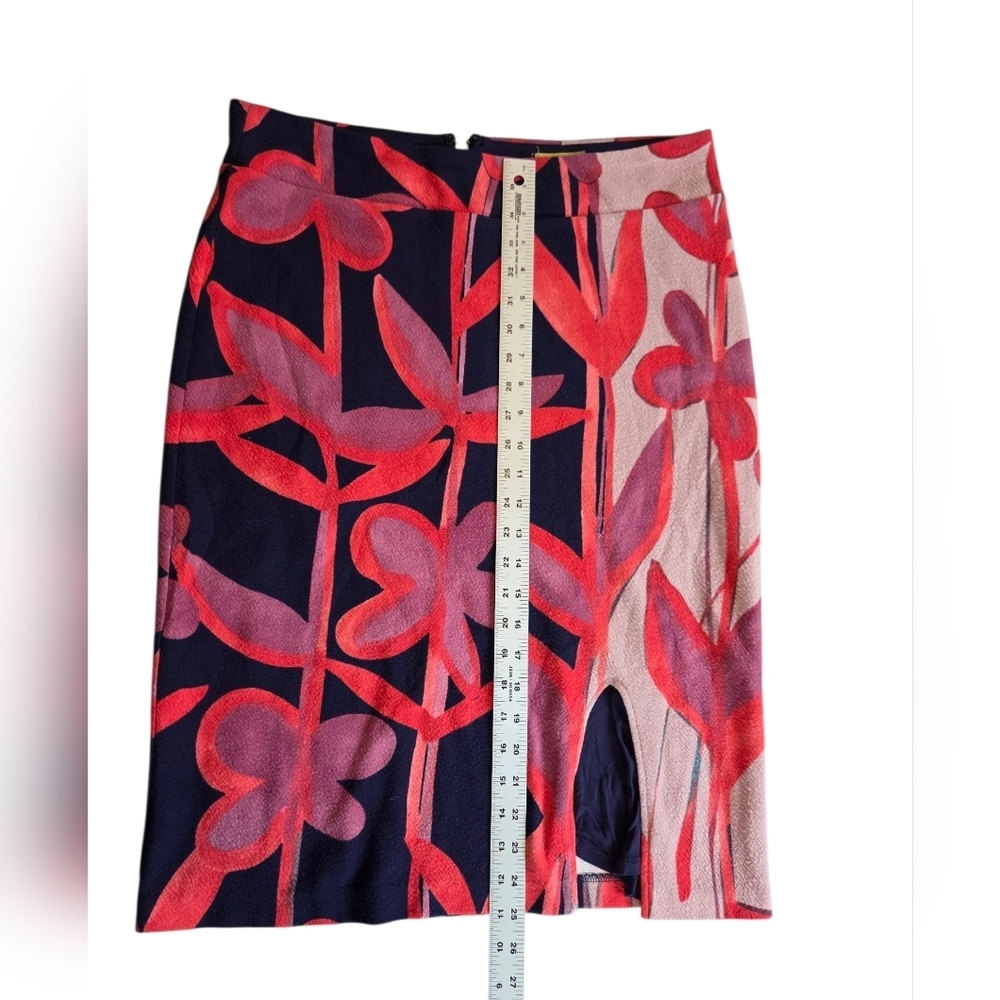 Maeve Anthropologie Cordyline Floral Pencil Skirt Large - Picture 3 of 6